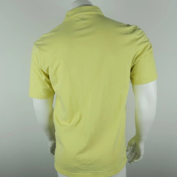 johnnie-o Men's‎ Polo Shirt Size Medium West Coast Prep Yellow - Picture 3 of 4